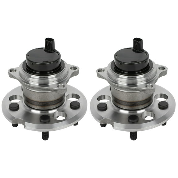 cciyu Wheel Hub Bearing Assembly 2pcs Rear Left Right 5 lugs Has ABS with tegral Sensor 512280 for Toyota Sienna 2004-2010 FWD Wheel Hubs