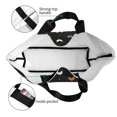 thumbnail image 4 of Balery Funny Chicken Bolsa Tote Estilo Estético con Cremalleras, Bolsa de Hombro, Bolsa de Compras Grande y Plegable, 4 of 8