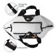 thumbnail image 4 of Balery Funny Chicken Bolsa Tote Estilo Estético con Cremalleras, Bolsa de Hombro, Bolsa de Compras Grande y Plegable, 4 of 8