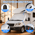 Windshield Covers For Rvs Custom Fit RV Windshield Cover for 2001-2026 Chevy Express/GMC Savana ...
