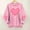 Pink, variant on FDGIU Women's Valentine Pullover Sweatshirt, Cozy Heart Print Long Sleeve Top for Valentine's Day & Comfortable Trendy Style