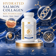 Salcoll Collagen + Vitamin C Skin Capsules for Hair, Skin & Nails Support, 120 Capsules