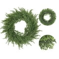 thumbnail image 4 of Artificial Christmas Wreath with Realistic Foliage, Pre-Lit Holiday Door Decor for Home, Porch, or Wall Hanging, 1 Pack, Festive Garland for Winter Season, 4 of 5