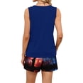 thumbnail image 6 of Stralyhd Independence Day 2 Piece Sets for Women American Flag 2026 Summer Set 1776 Shorts Outfits Freedom Matching Lounge Set with Pockets Dark Blue 3XL, 6 of 6