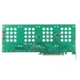 thumbnail image 1 of M.2 Expansion Card, Expansion Mini Easy To Install Portable Drive Free X16 Disk Array Extension  For 2.5in U.2 NVMe SSD-SFF-8639 PCIe Adapter, 1 of 8