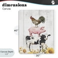 thumbnail image 4 of Stupell Industries Cottage Farm Animal Stack and Sunflowers Canvas Art, 30 x 40, by Christine Simpson Art, 4 of 8
