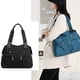 thumbnail image 3 of Bolso de hombro de nailon resistente al agua y de gran capacidad con múltiples bolsillos, bolso de mano utilitario con bolsillos y compartimentos para mujer, 3 of 5