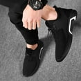 thumbnail image 6 of Xfvqtps Mens Sneakers Slip On Breathable Non Slip Casual Soft Sole Outdoor Plastic Cement Walking Shoes Business Shoes Mesh Leisure Sneakers Black, 6 of 9