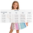 thumbnail image 3 of Piuwrlz Summer Dresses for Girls Casual Play Dresses New Suspender Crew Neck Pleated Skirts Multicolor Size 2-3 Years, 3 of 9