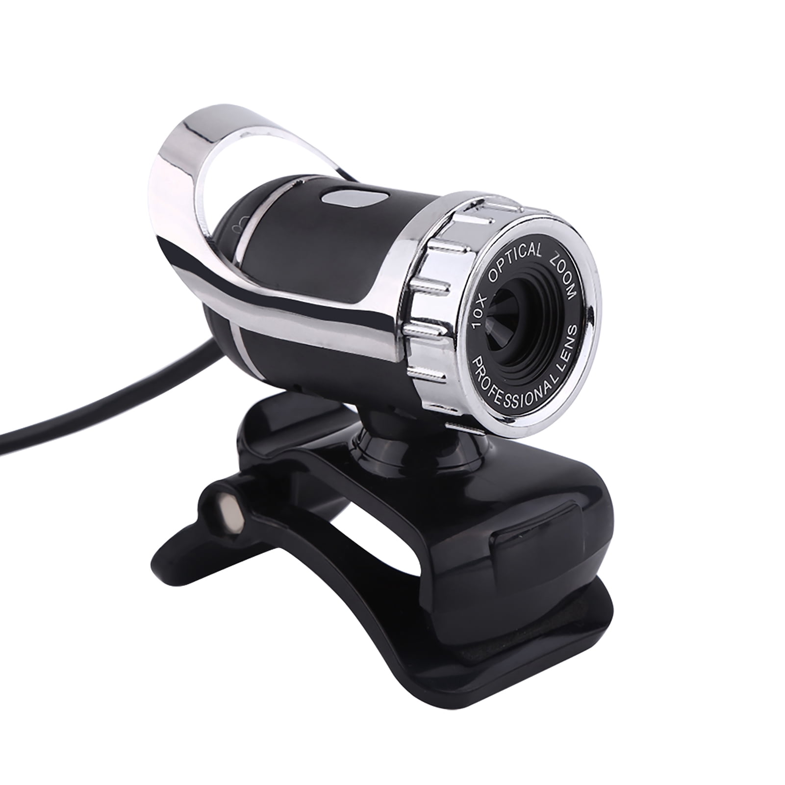 Webcam USB Avec Micro Intégré - HD, Rotation 360°, Plug & Play - Pour Réunions, Streaming, Appels Vidéo - 2