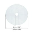 thumbnail image 2 of Uxcell Universal Cloth Dryer Exhaust Filter, Cotton 235x31mm White for Clothes Dryer Filter 10pack, 2 of 5