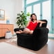 thumbnail image 4 of Sillón Puff Couch Cómodo Puff Mx Gamuza Negro, 4 of 4