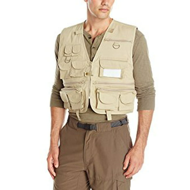 Crystal River C/R Fly Fishing Vest, Tan, Medium Walmart