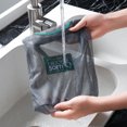 thumbnail image 4 of nipocaio Kitchen Fruit Vegetable Storage Mesh Bag Wall Mounted Sundries Container Bag Organize Portable Breathable Hanging Rack, 4 of 5