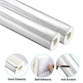 thumbnail image 3 of Uxcell 2Pcs 1.3Ft 7/8"(22mm) ID 2-1/16"(52mm) OD Insulation Foam Tube, Silver White, 3 of 7