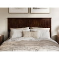 thumbnail image 2 of AFI Nantucket Queen Solid Wood Panel Headboard with Attachable Charger, Walnut, 2 of 8