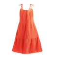 thumbnail image 1 of Gibobby Vestido de Verano para Mujer Vestido de primavera y verano para mujer Vestido de color sólido con empalme de color caramelo(Naranja,XL), 1 of 5