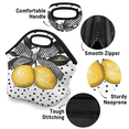 thumbnail image 4 of Herdesigns Lemon Insulated Lunch Bag Neoprene Lunch Box for Women Men Soft Cooler Bag Cute Fruit Washable Lunch Tote for Work Outdoor Picnic, 4 of 7