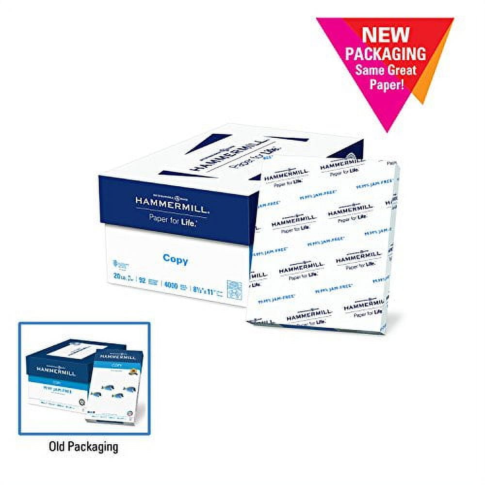  Hammermill Printer Paper, 20 lb Copy Plus, 8.5 x 11 - 1 Ream  (500 Sheets) - 92 Bright, Made in the USA, 105007R : Dummy Cameras : Office  Products