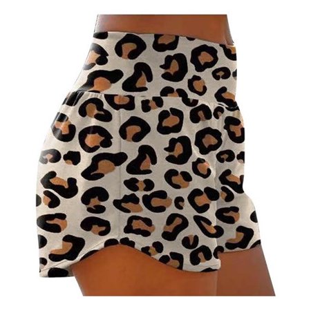 Pantalones Cortos De Yoga Con Estampado De Verano Para Mujer