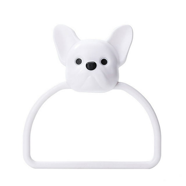 Shisuyan 1pc Wall Mounted Towel Ring Storage Stand Hanger for Bathroom