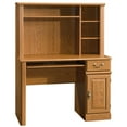 thumbnail image 1 of Bowery Hill Small Computer Desk with Hutch in Carolina Oak, 1 of 4