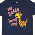thumbnail image 4 of Inktastic My Safta Loves Me- Cute Giraffe Boys or Girls Toddler T-Shirt, 4 of 5