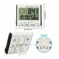 thumbnail image 4 of Yeacher Minitype Digital Indoor Thermometer Hygrometer Clock DC102 LCD Screen, 4 of 6