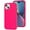 Hot Pink, variant on Entronix Silicone Soft Case Designed for iPhone 15 Plus Shockproof Durable Slim Fit, Navy