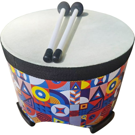 1 Set Floor Tom Drum Kids Percussion Drum Kids Early Musical Toy Kids Percussion Instrument Kids Drum Toy