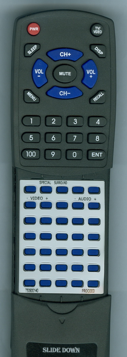 Replacement Remote for PROCEED 750-900140, 750900140, RT750900140, AVP2 - image 1 of 1