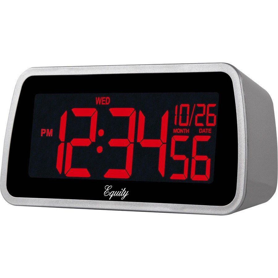 Equity 30451 ColorChanging LCD Alarm Clock