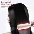 thumbnail image 6 of Flat Iron Hair Straightener, Ceramic Infrared Flat Iron with PTC Heating & 14 Temperature Settings, Professional Hair Straightener for Straightening, Suit All Hair Types, Anti-Frizz Styling Tools, 6 of 8