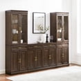 thumbnail image 4 of Crosley Furniture Stanton 3-Piece Sideboard And Glass Door Pantry Set in Coffee, 4 of 14