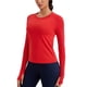 thumbnail image 1 of Camiseta Deportiva de Manga Larga Sin Costuras para Mujer CRZ YOGA Roja XXS, 1 of 6