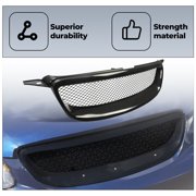 Kojem Front Bumper Upper Center Hood Grill ABS Black Badgeless Mesh Grille Upgrade for Toyota Corolla 2003 2004