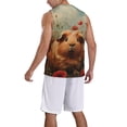 thumbnail image 2 of Honeii Rose Cute Guinea Pig print basktball shirt for men and women, Unisex basketball jersey for Theme party-X-Large, 2 of 6