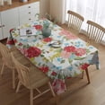 thumbnail image 2 of Rectangle Waterproof Pioneer Tablecloth Reusable Washable Weight Fabric Table Covers for Restaurant,Picnic,Indoor and Outdoor Dining 60 Inch X 84 Inch, 2 of 5