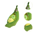 thumbnail image 6 of Zxpjkyu Bean in Zipper Pod Cartoon Cuddly Stuffed Toy for Kids Boys Girls Birthday Gifts 38cm Beans, 6 of 9