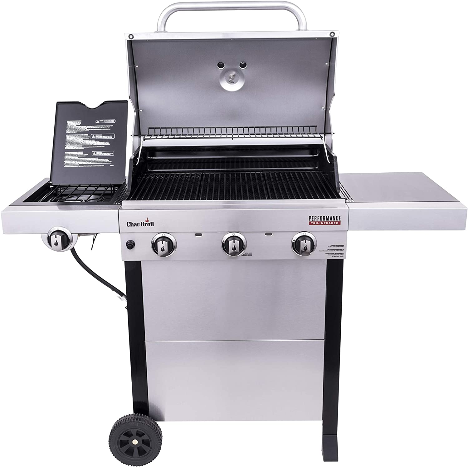Char-Broil 463370719 Performance TRU-Infrared 3-Burner Cart Style Gas Grill, Stainless Steel - image 5 of 6