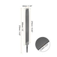 thumbnail image 2 of Uxcell Mill File 12 Inch 5.3mm Carbon Steel Single Cut Flat Hand Rasp File for Deburring and Removing Material, 2 of 6