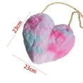 thumbnail image 4 of Bolso de hombro con cadena y forma de corazón para mujer, ideal para regalos de cumpleaños, eventos y fiestas. Estilo C, 4 of 9