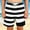 Black, variant on Boys Swim Trunks, Kids Swim Shorts, Two Tone Striped Print Beach Shorts Summer Pool Wear for Kids Red 3-4 Years