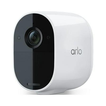 Arlo Essential Wire-Free Security Camera - 1 Pack - Wireless Security System, 1080p Video, Indoor/Outdoor Camera, Night Vision, Surveillance, 2 Way Audio, Weather Resistant - VMC2020W