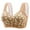 Khaki, variant on Tbopshirt Wirefree Bras for Women Plus Size,Women Bras Embroidered Glossy Comfortable Breathable Bra Underwear No Rims