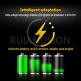thumbnail image 6 of Ruiandsion E10 Mini LED Bulb,6-30V Wide Voltage 12V 3W 300LM 6500K White for Portable Work Light Solar Light Camping Light,pack-4, 6 of 10