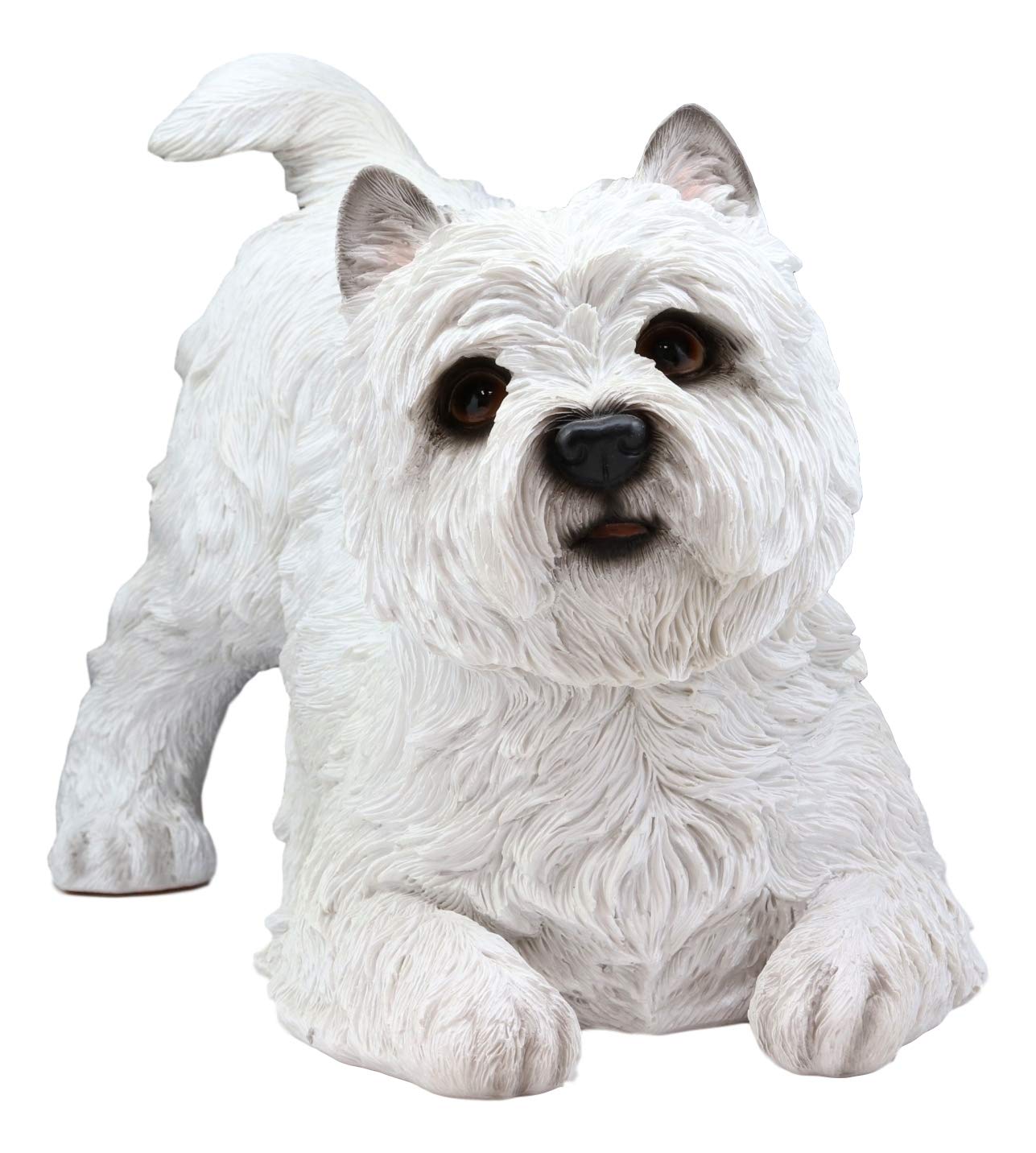 Ebros Large Lifelike West Highland Terrier White Westie Dog Statue 13.75"Long - image 3 of 4