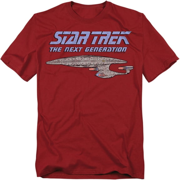 Star Trek - Distressed Tng - Short Sleeve Shirt - Large
