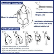Rocket Ship Play Tent for Kids, Astronaut Spaceship Space Themed Pretend Playhouse Indoor Outdoor Games Party Children Pop Up Foldable Tent Birthday Toy for Boys Girls Toddler Baby,53 x 40 (DxH)