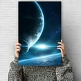 thumbnail image 2 of Idea4wall Modern Canvas Wall Art Earth Painting Canvas Prints for Home Wall Decor, 32"x48", 2 of 5